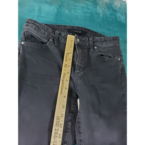 Joes Jeans Size 29 Womens Black Stretch Pants Ladies Mid Rise Fray Hem Skinny - Picture 7 of 13